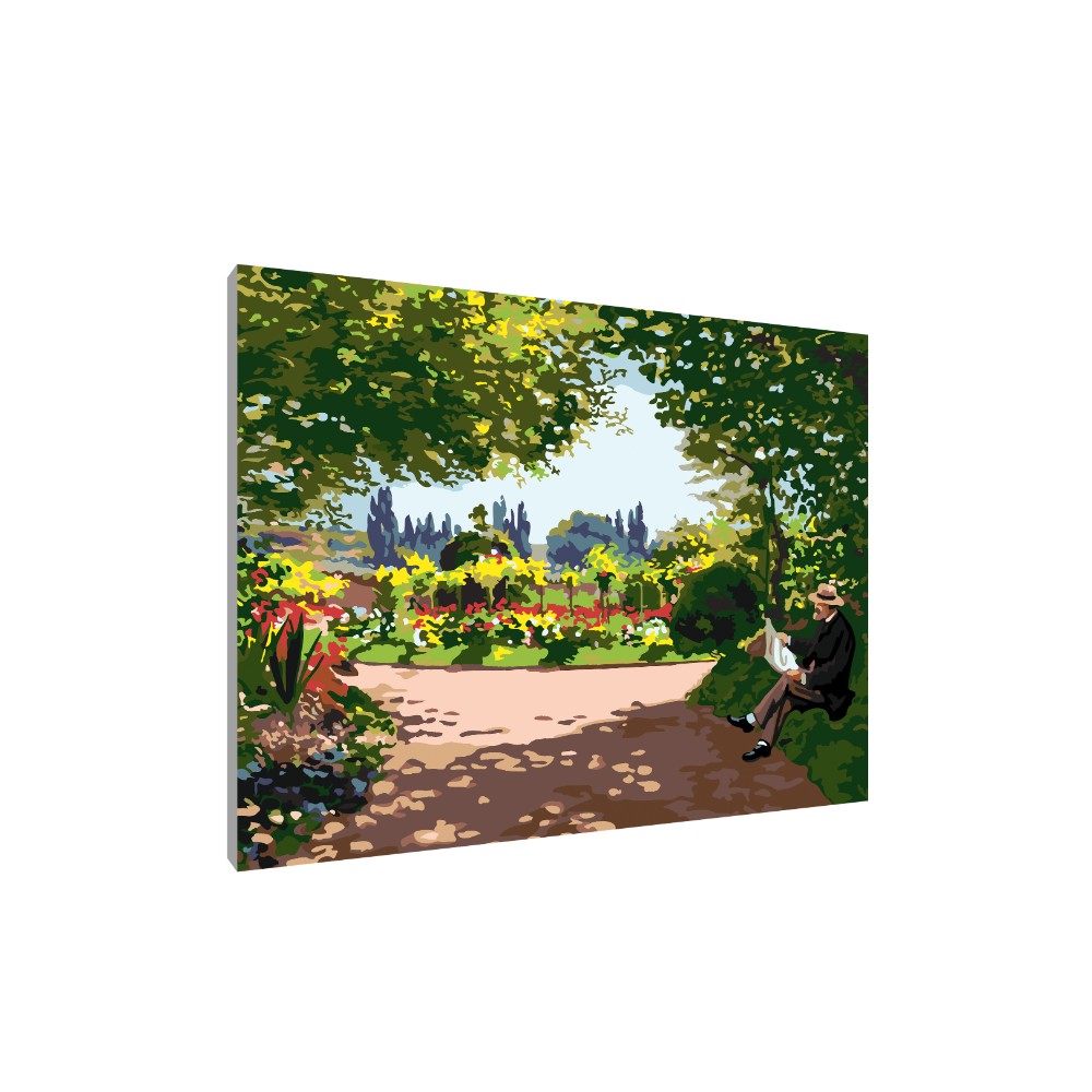 Картина по номерам "Клод Моне. Сад имени Баумана"