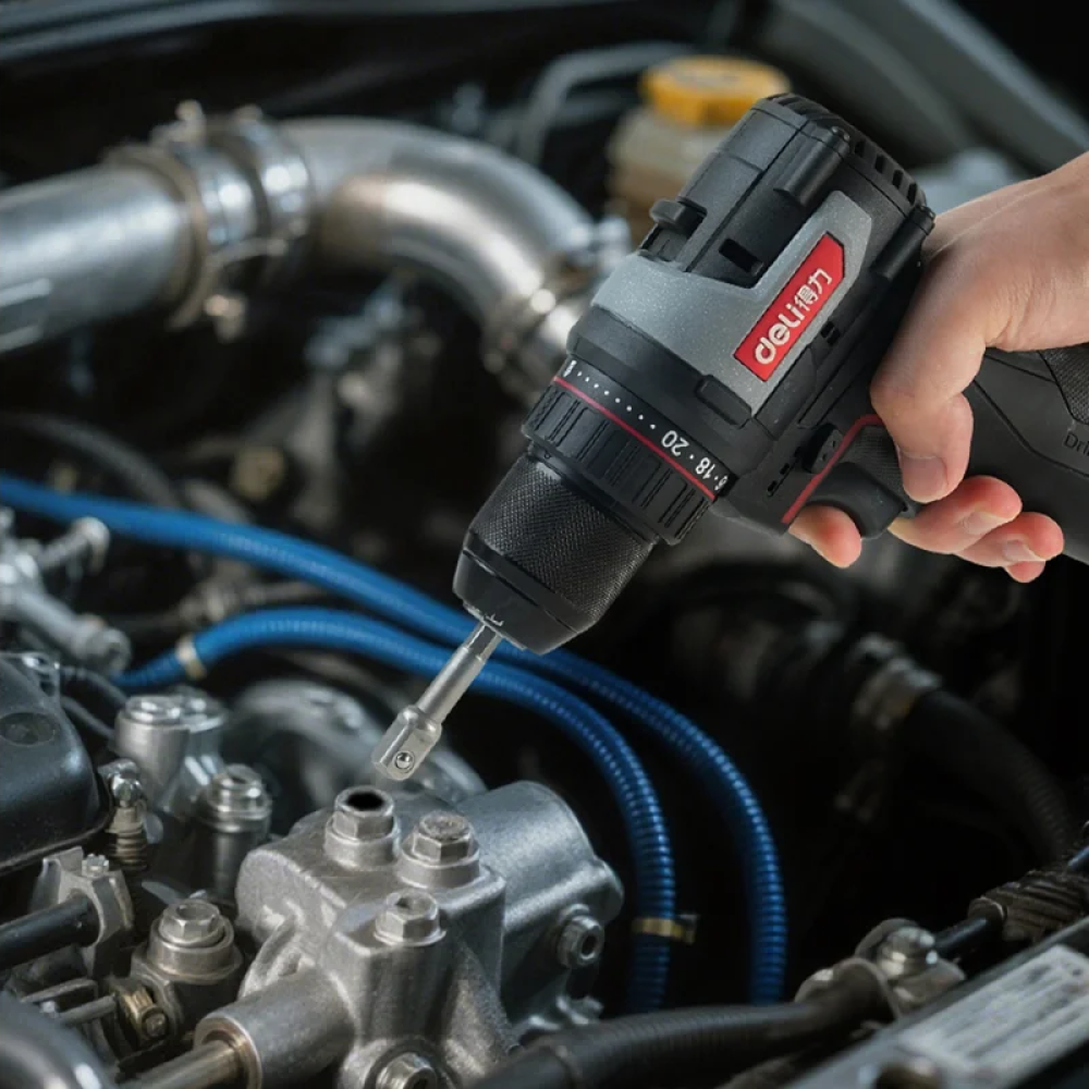 Набор адаптеров шестигранников Deli YS EDL110002, 1/4 на квадрат 1/4'', 3/8'', 1/2" - 4