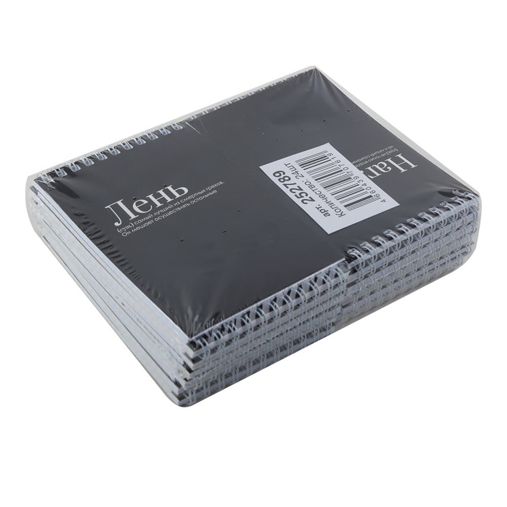 Блокнот "Приколы", А6, 97х141 мм, 40 листов, в клетку, черный - 3