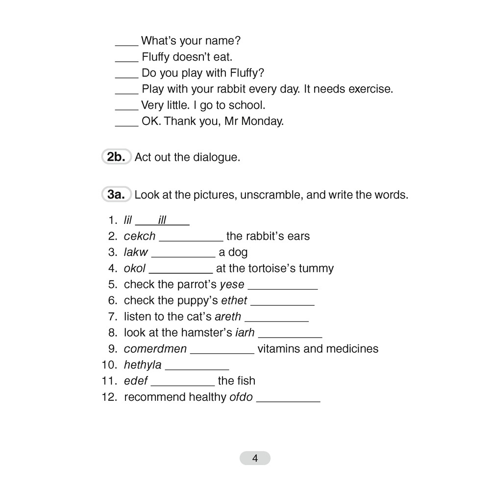 Английский язык. 4 класс. Практикум-2, Лапицкая Л. М., Седунова Н. М. - 3