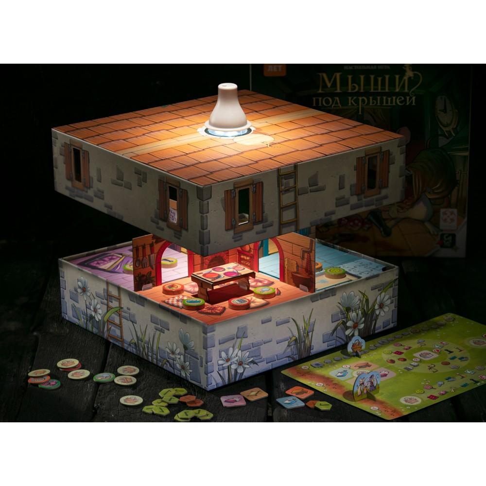Игра настольная "Мыши под крышей" - 6