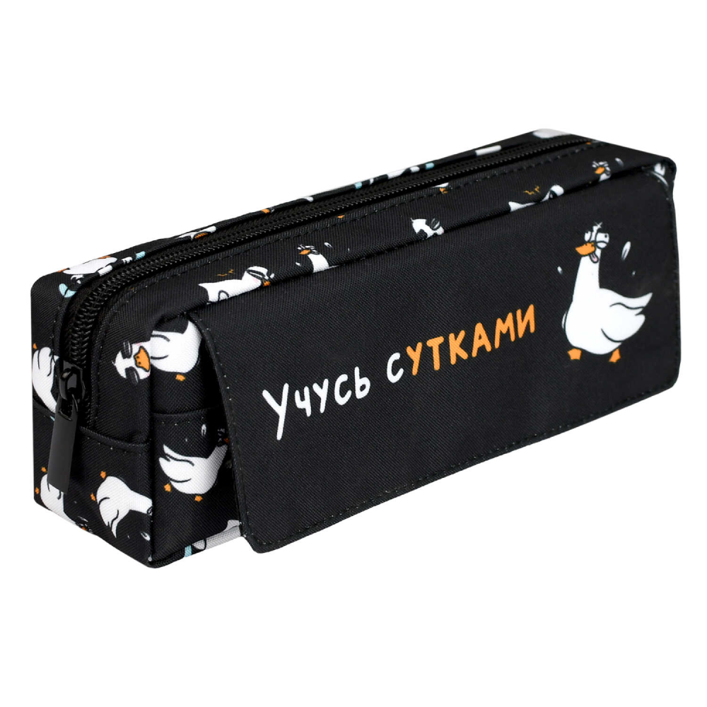 Пенал "Учусь с утками" 1 отделение