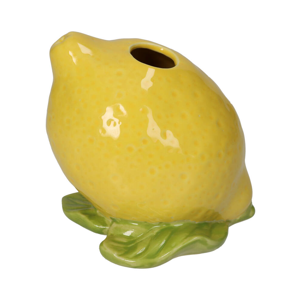 Ваза "Lemon", керамика, желтый - 2