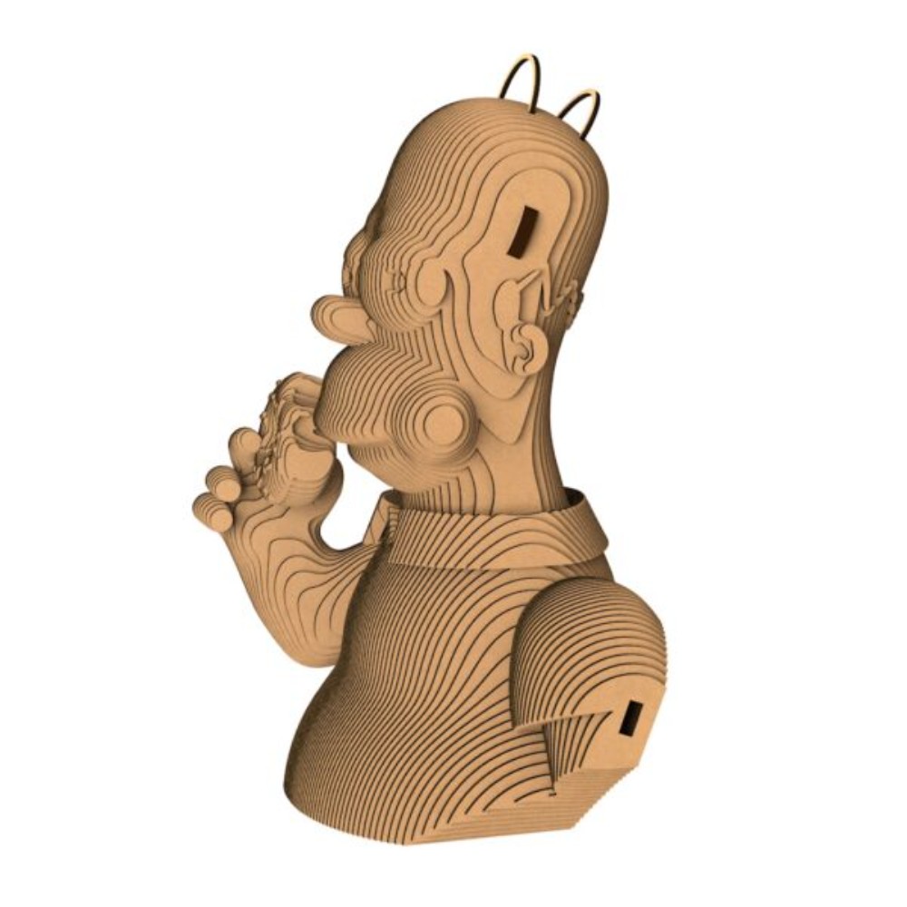 Пазл картонный 3D "Бюст Гомер"