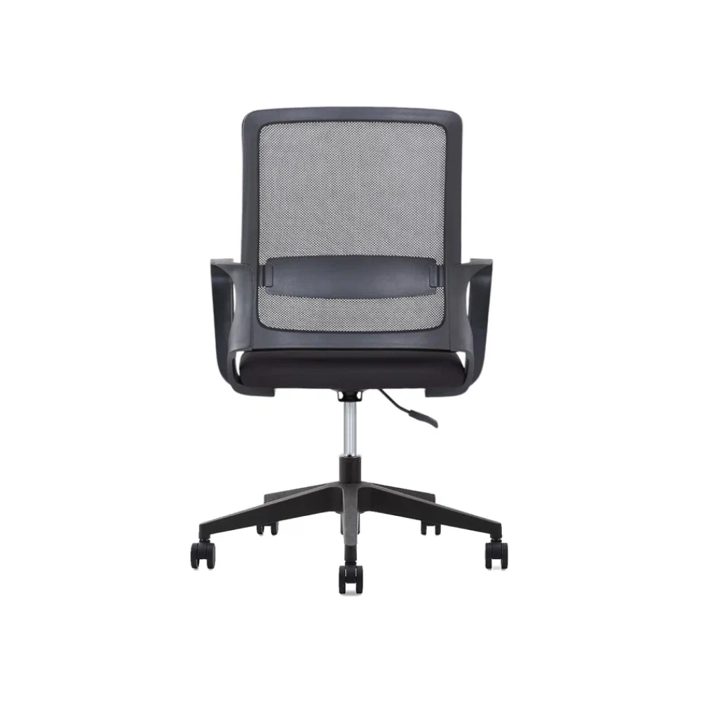 Кресло для персонала SitZone "U-0385 PL", ткань, пластик, черный - 3