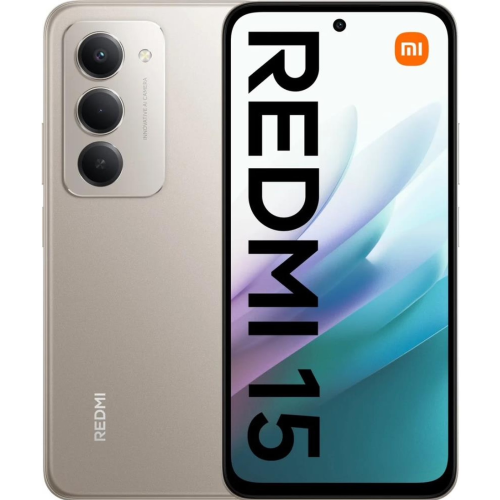 Смартфон REDMI 15 (25062RN2DY), 6GB, 128GB, титановый