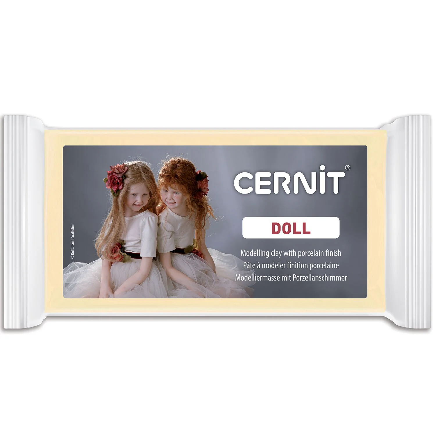 Полимерная глина "Cernit DOLL", 500 г, миндаль