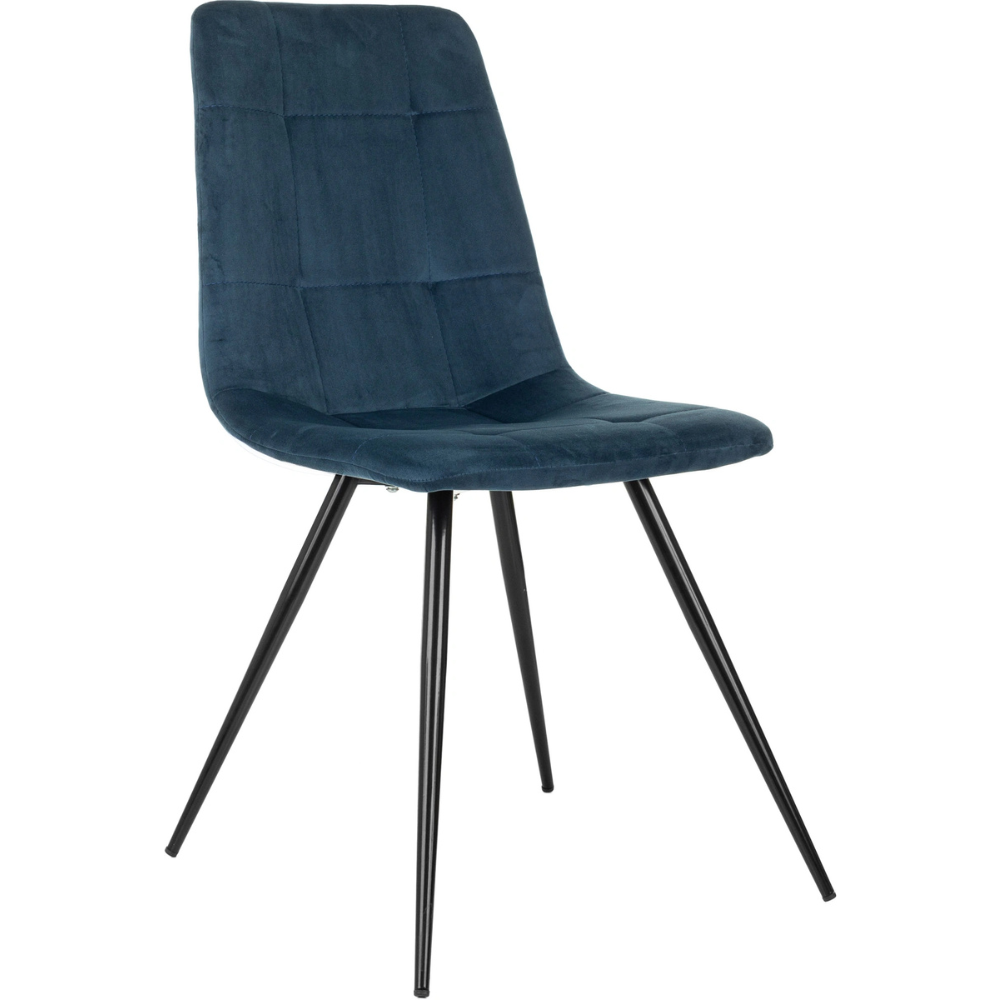 Стул Бюрократ "CH-K1_4", ткань, синий, металл, комплект 4 штуки - 2