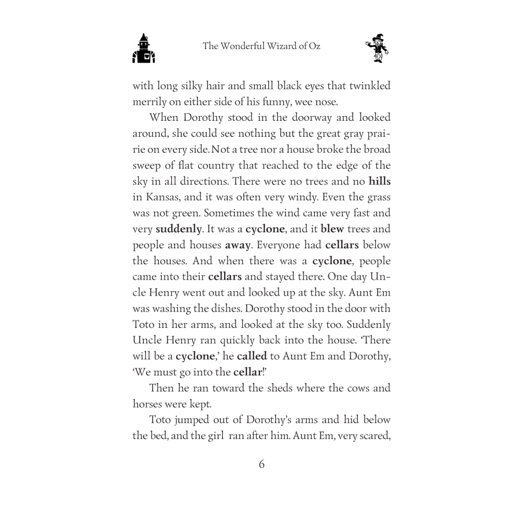 Книга на английском языке "The Wonderful Wizard of Oz. B1", Лаймен Фрэнк Баум - 3