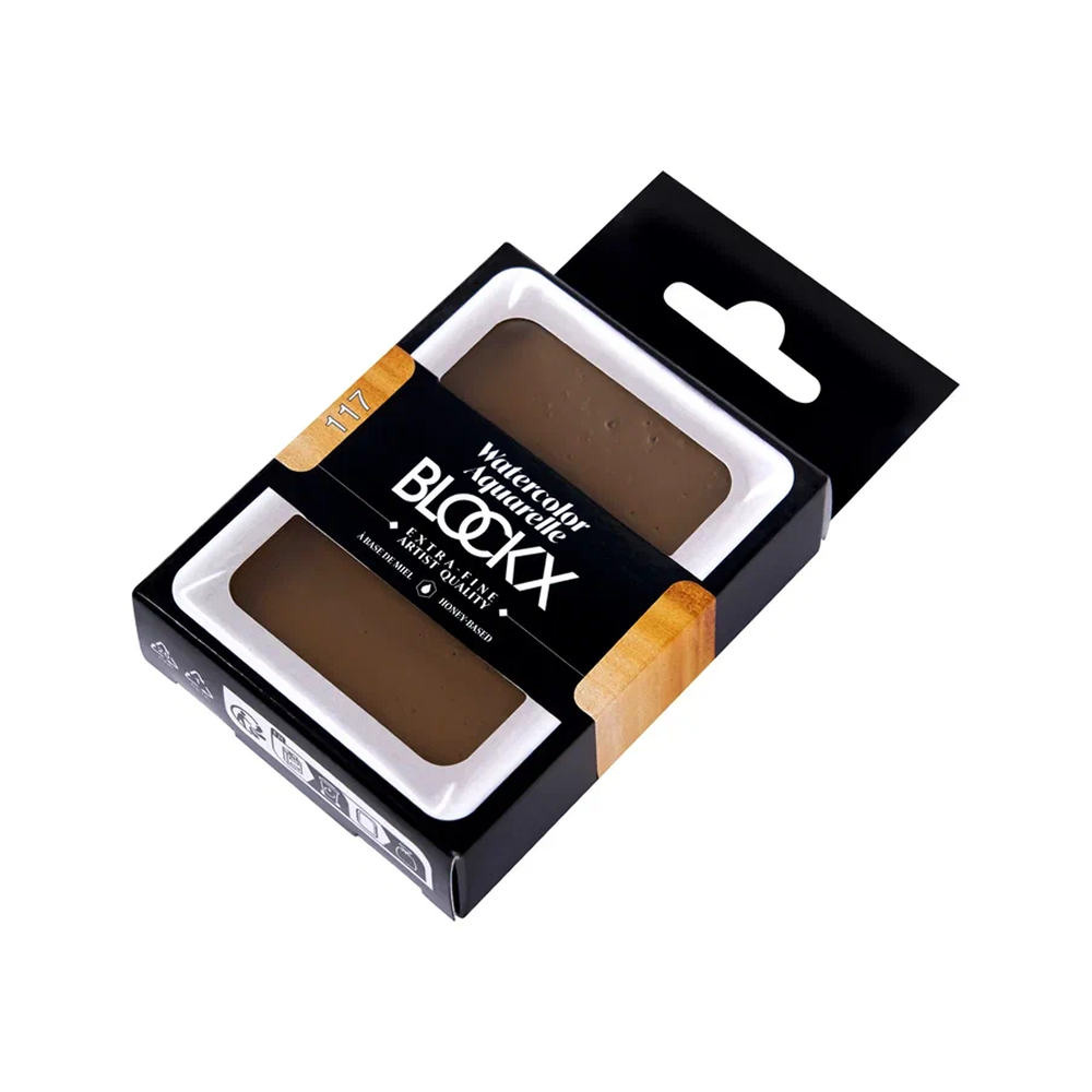 Краски акварельные "Blockx. Giant pan", 117 итальянская земля, 18 мл., кювета