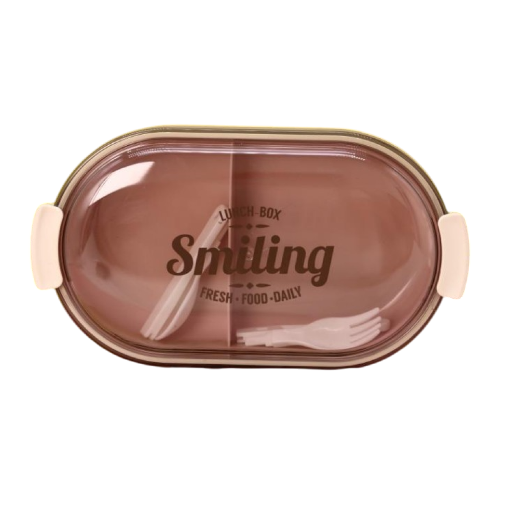 Контейнер д/еды "Smiling", розовый