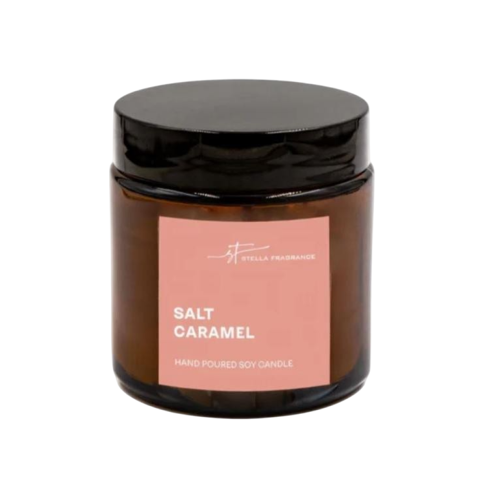 Свеча декоративная Stella Fragrance "Salt Caramell", 90 гр.