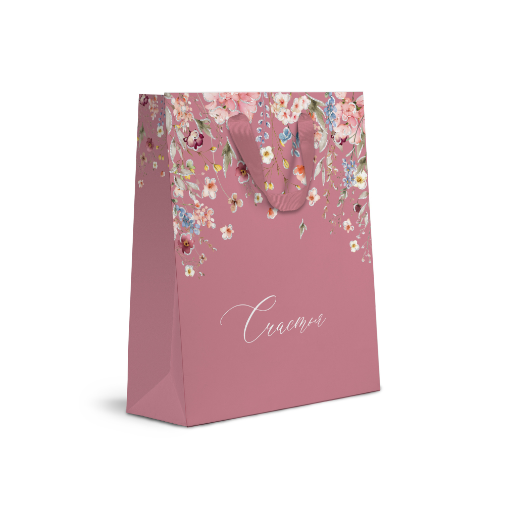 Пакет бумажный подарочный "Italy Garden MT", 18х22.7х10 см, ассорти