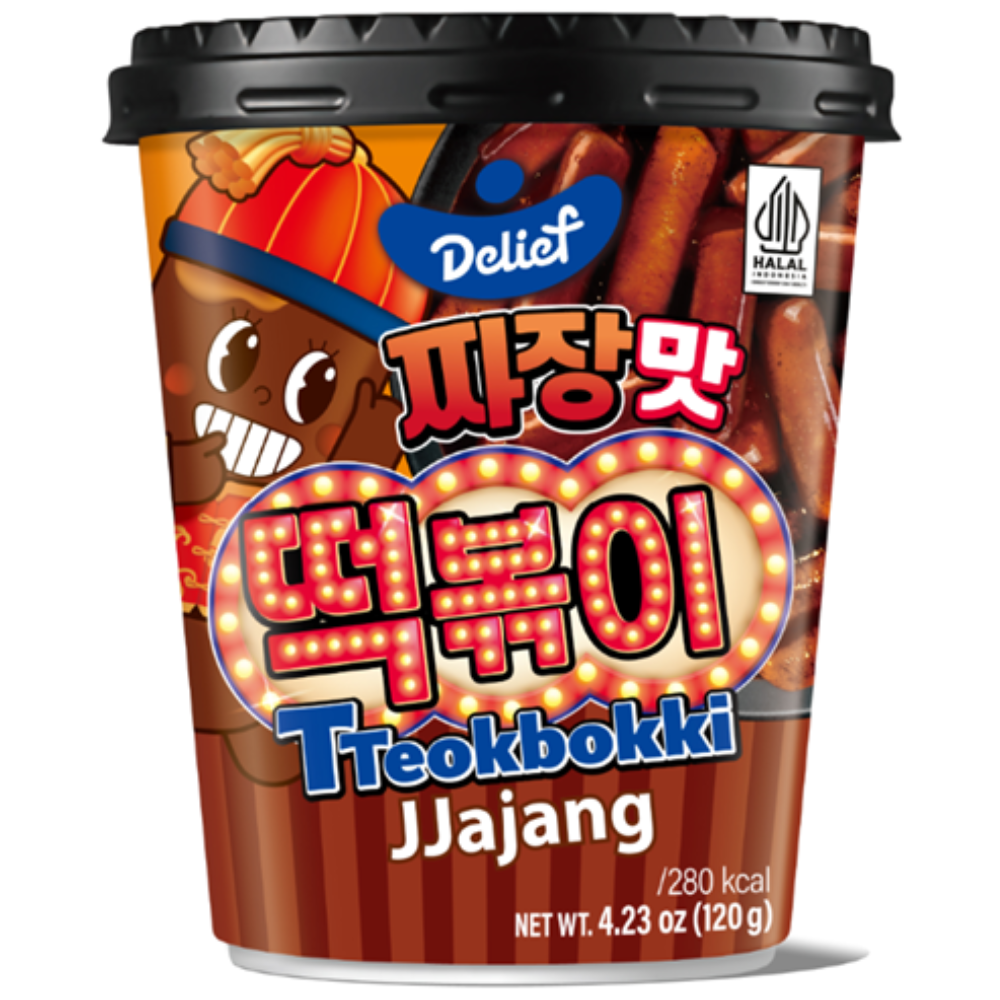 Токпокки "DELIEF. Tteokbokki Jjajang", с соусом Чачжан, 120 гр