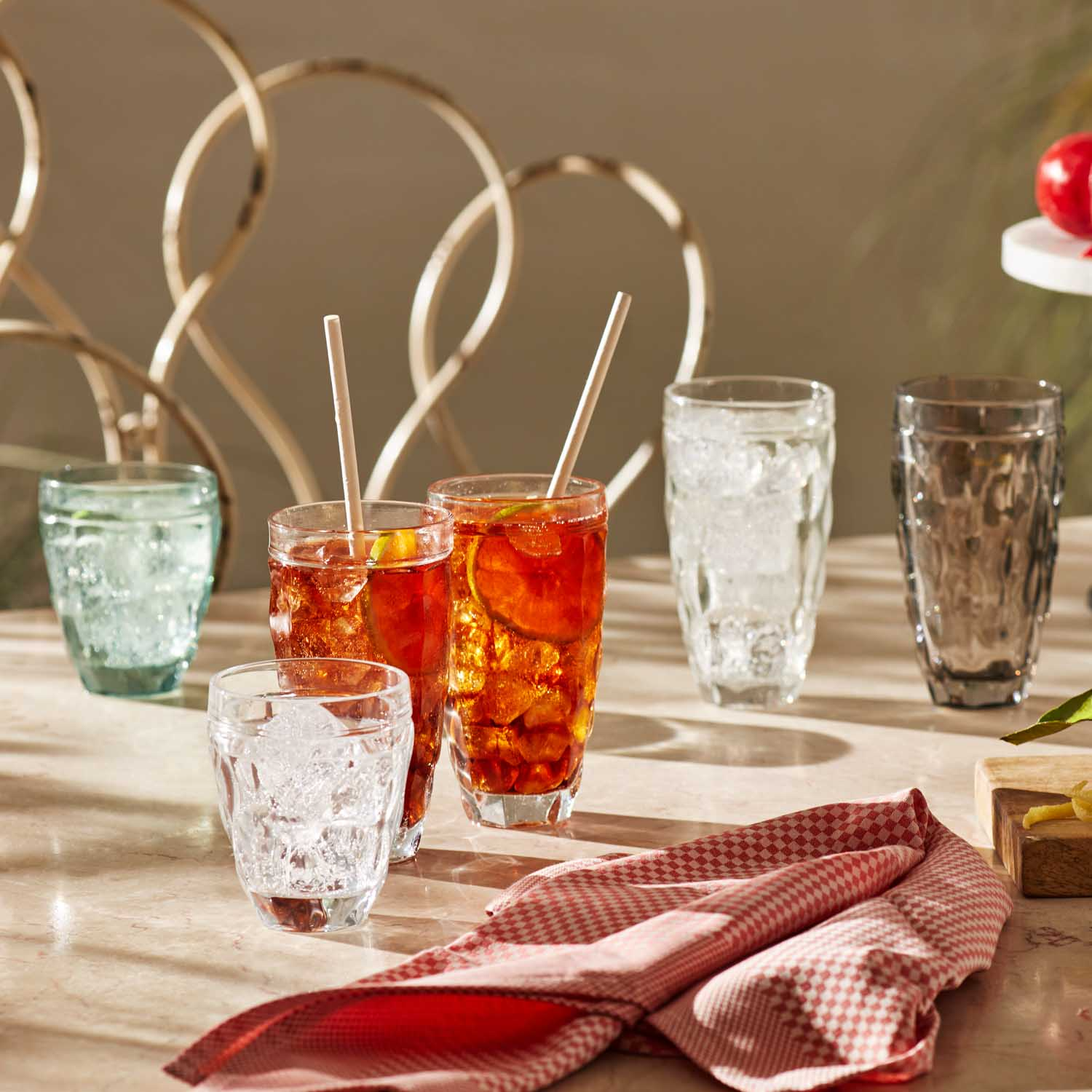 Стакан стеклянный "Brindisi", 370 мл, прозрачный - 4