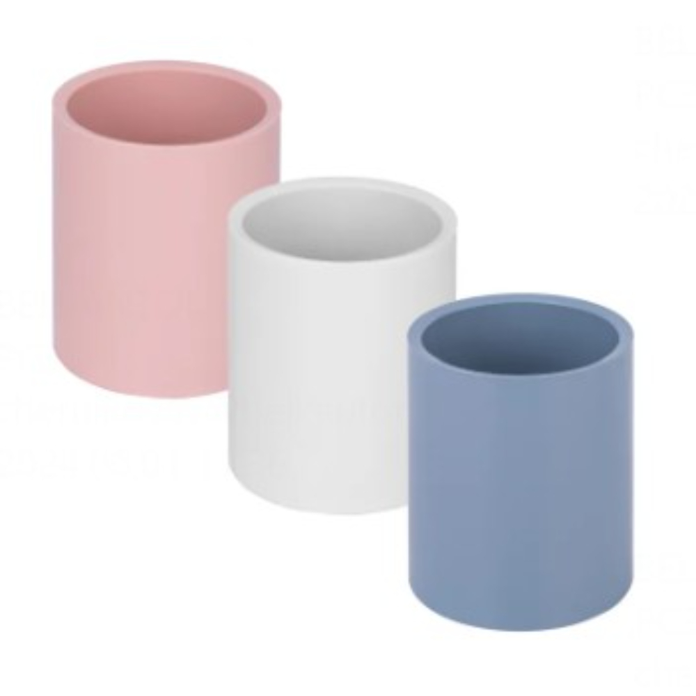 Карандашница Deli "Nusign", пластик, белый