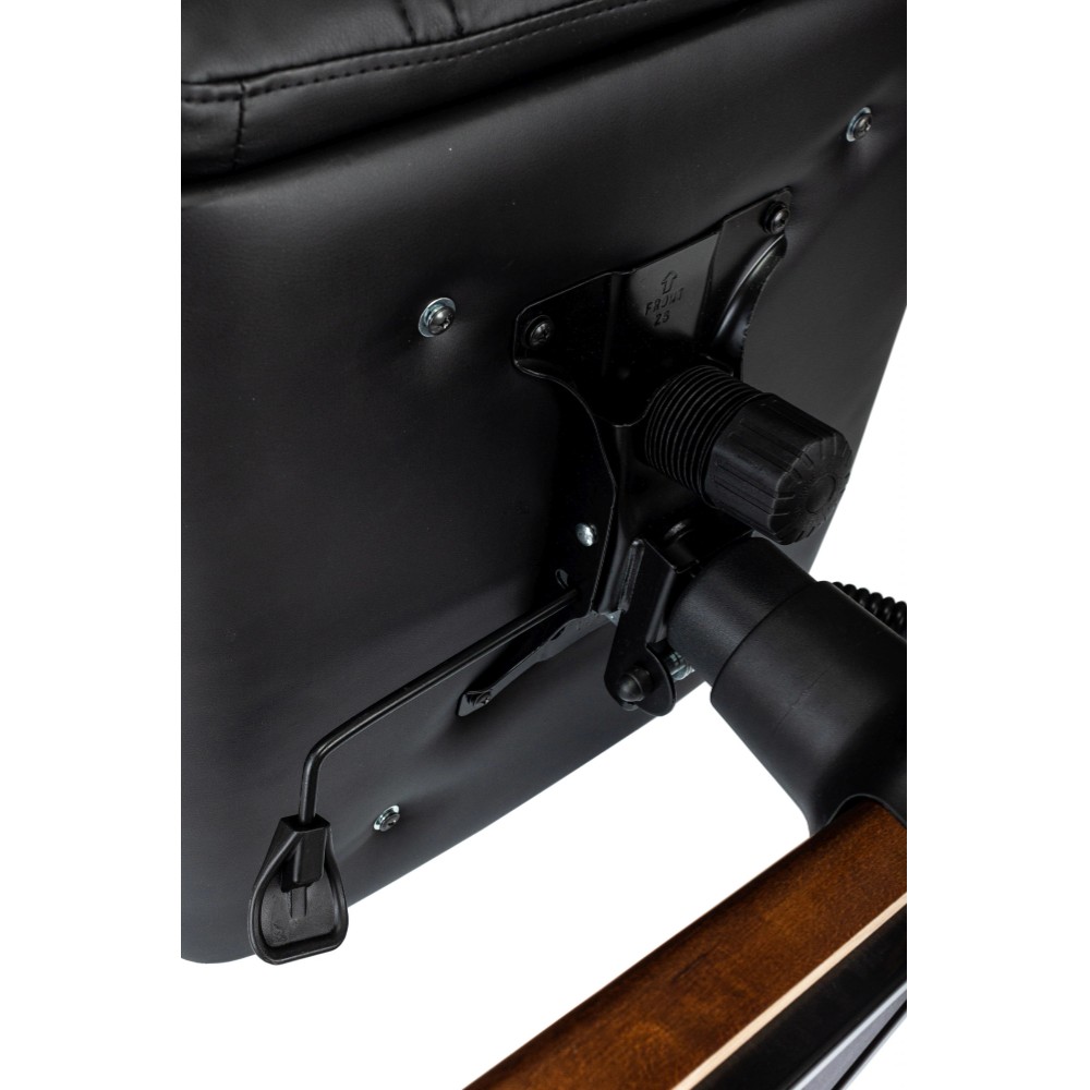 Кресло для руководителя Бюрократ T-9932WALNUT, экокожа, черный, металл, дерево - 10