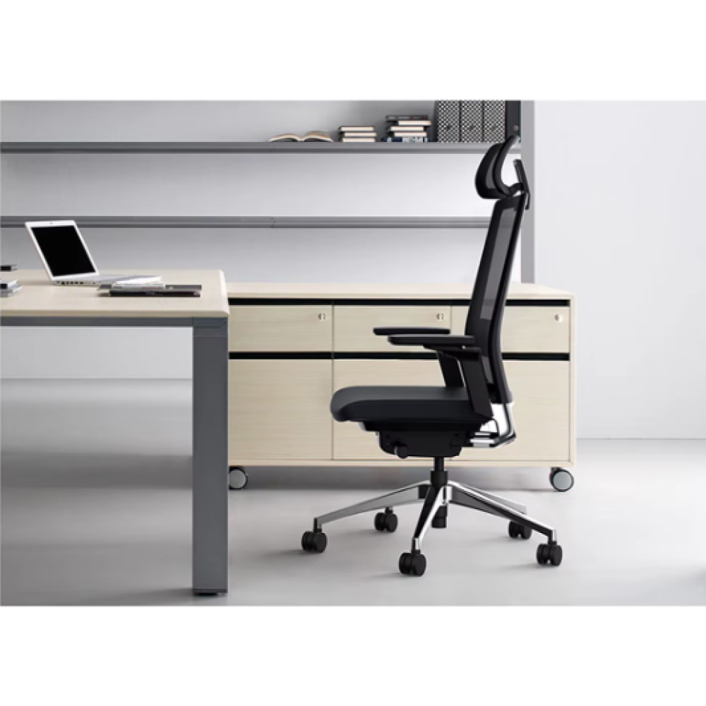 Кресло для руководителя SitZone "E-BA-001A", ткань, пластик, черный - 9