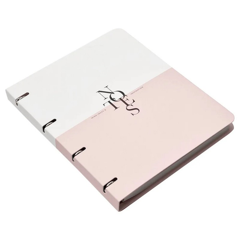 Тетрадь на кольцах Be Smart "Notes", A4, клетка, розовый
