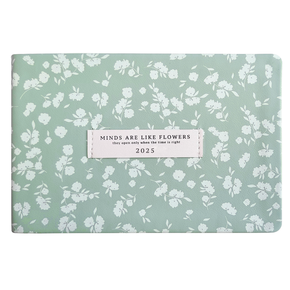 Еженедельник датированный "June" на 2026 год, А6, 128 страниц, мятный