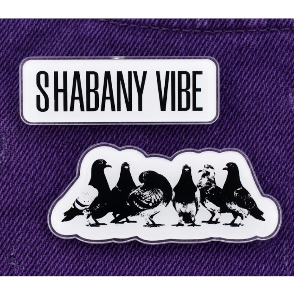 Набор значков "Shabany vibe", 2 штуки