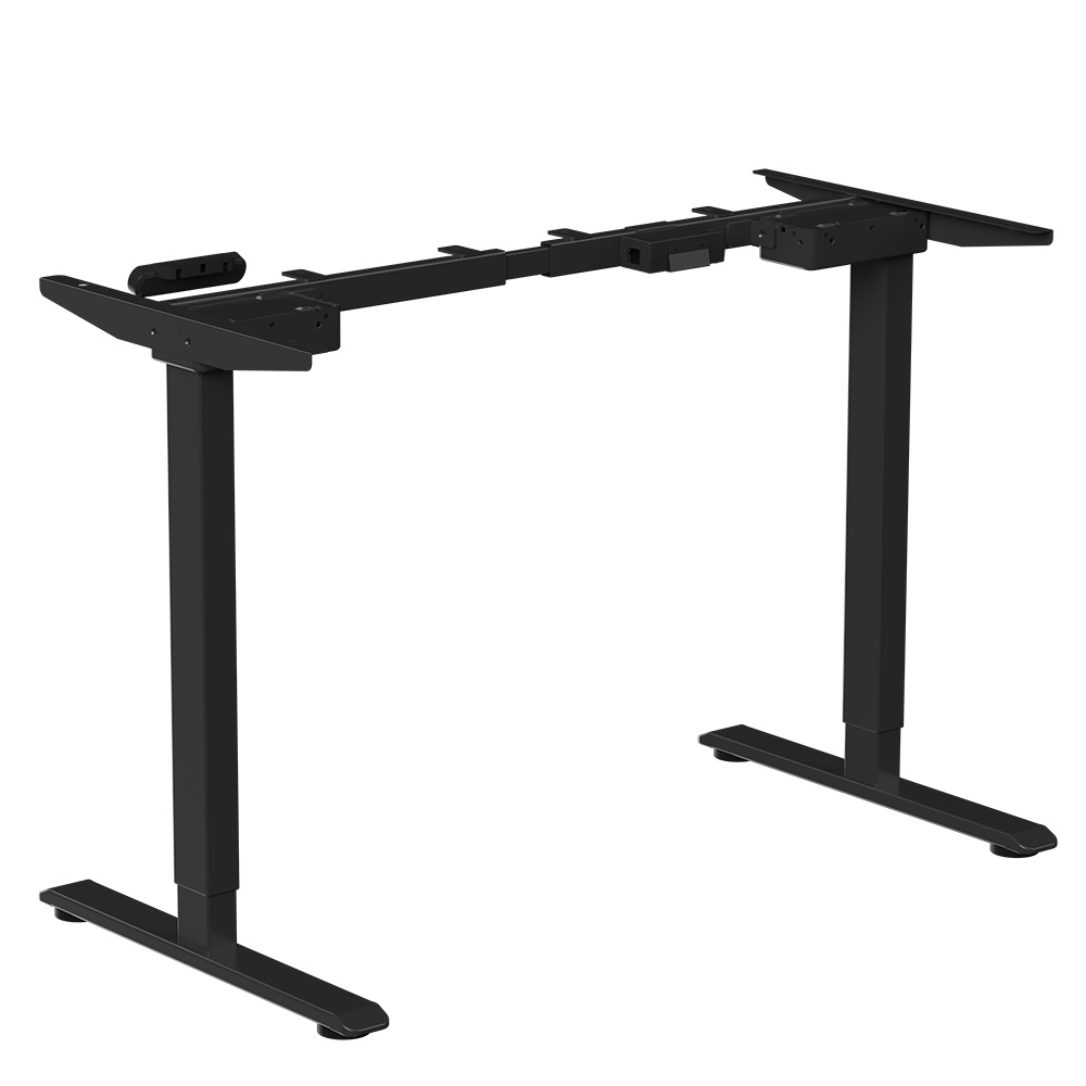 Стол с электроприводом WellDesk Prime 1300x675х18 черный/сосна аланд полярная (9191461+9072455) - 5