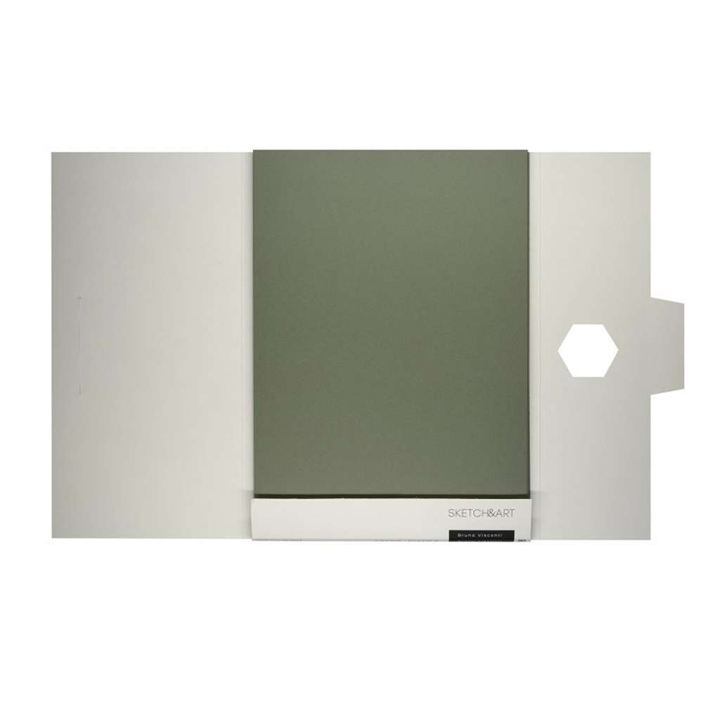 Блок бумаги для скетчинга "Sketch&Art", А4, 220 г/м2, 20 листов, серый - 3