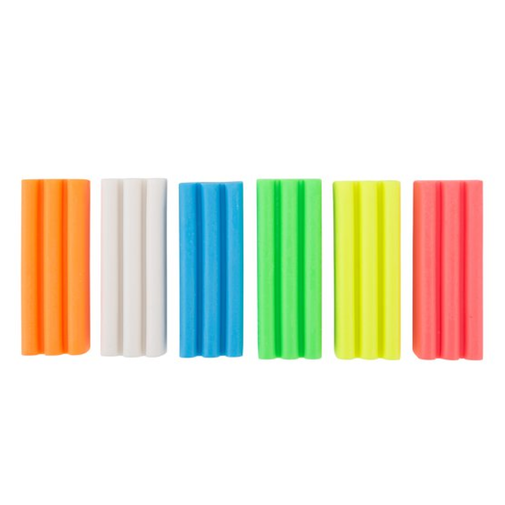 Пластика для моделирования "Я-Художник!", 6 шт., флуоресцентные цвета