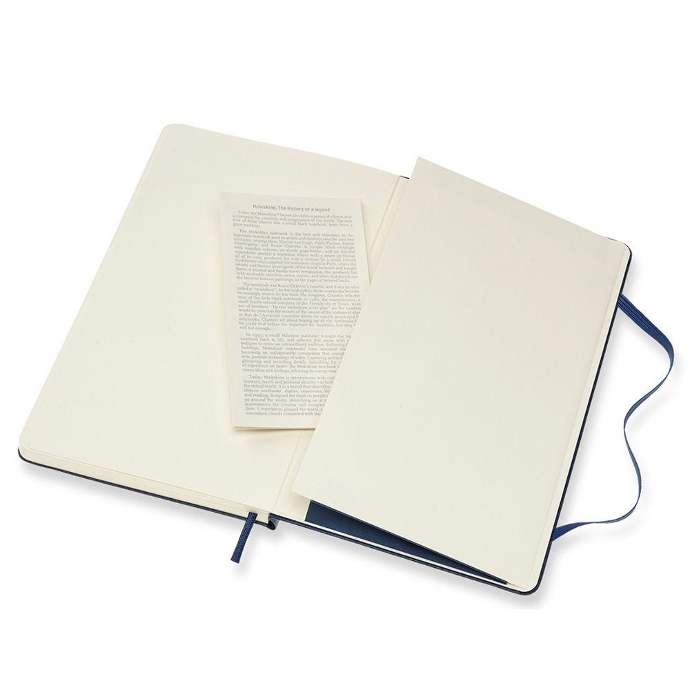 Блокнот "Classic Large", А5, 120 листов, точка, синий сапфир - 5