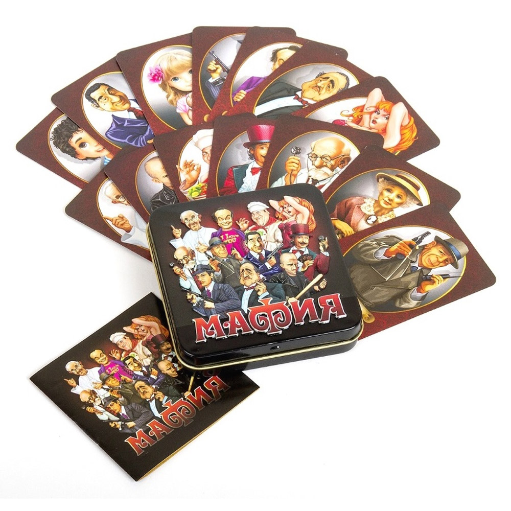 Игра настольная "Мафия" в металлической коробке - 4