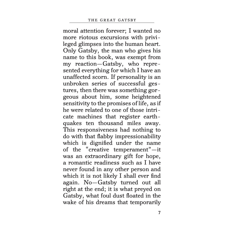 Книга на английском языке "The Great Gatsby", Фрэнсис Скотт Фицджеральд - 5