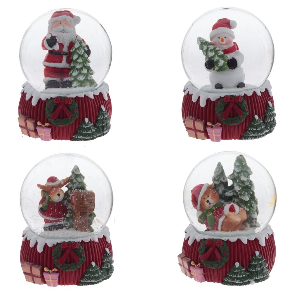 Фигурка "Мишка, Снеговик, Дед Мороз, Олень", 6.5х6.5х9 см, ассорти