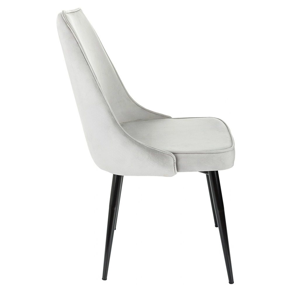 Стул Бюрократ "CH-K4", ткань, светло-серый, металл - 4