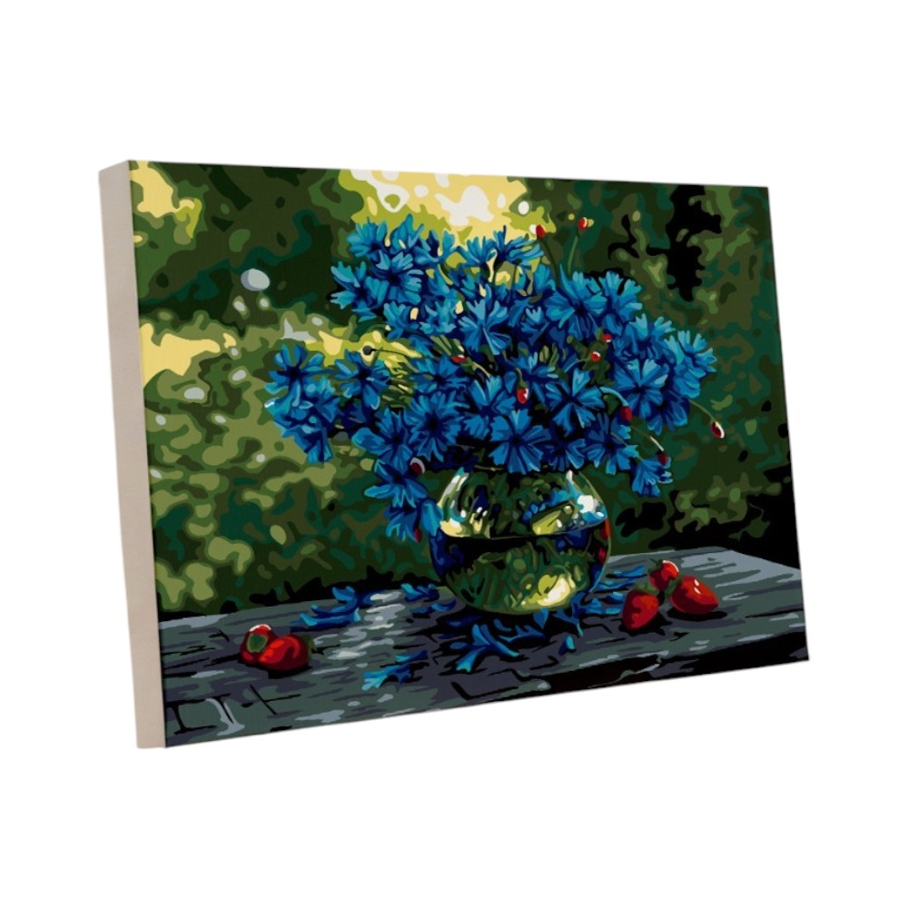 Картина по номерам "Белорусский василек"