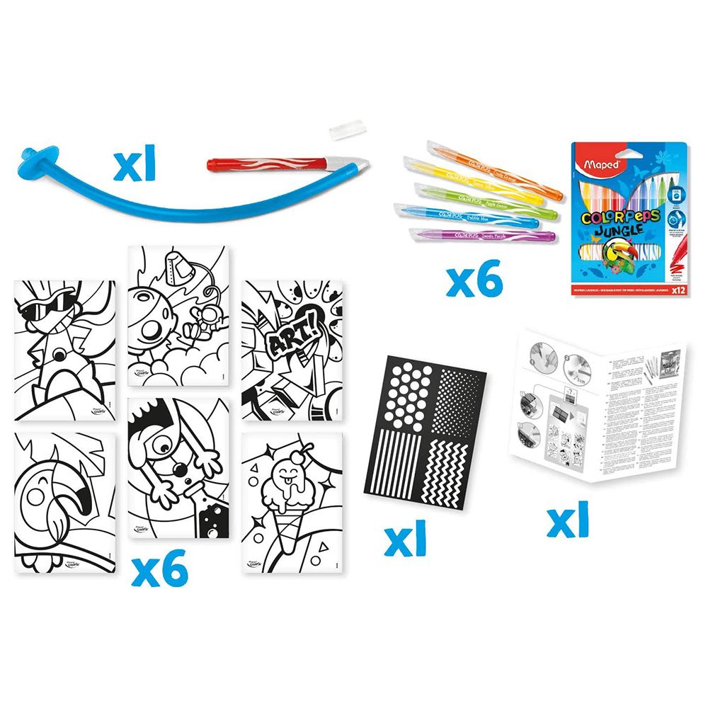 Набор для творчества Maped "Выдувная трубка" - 4