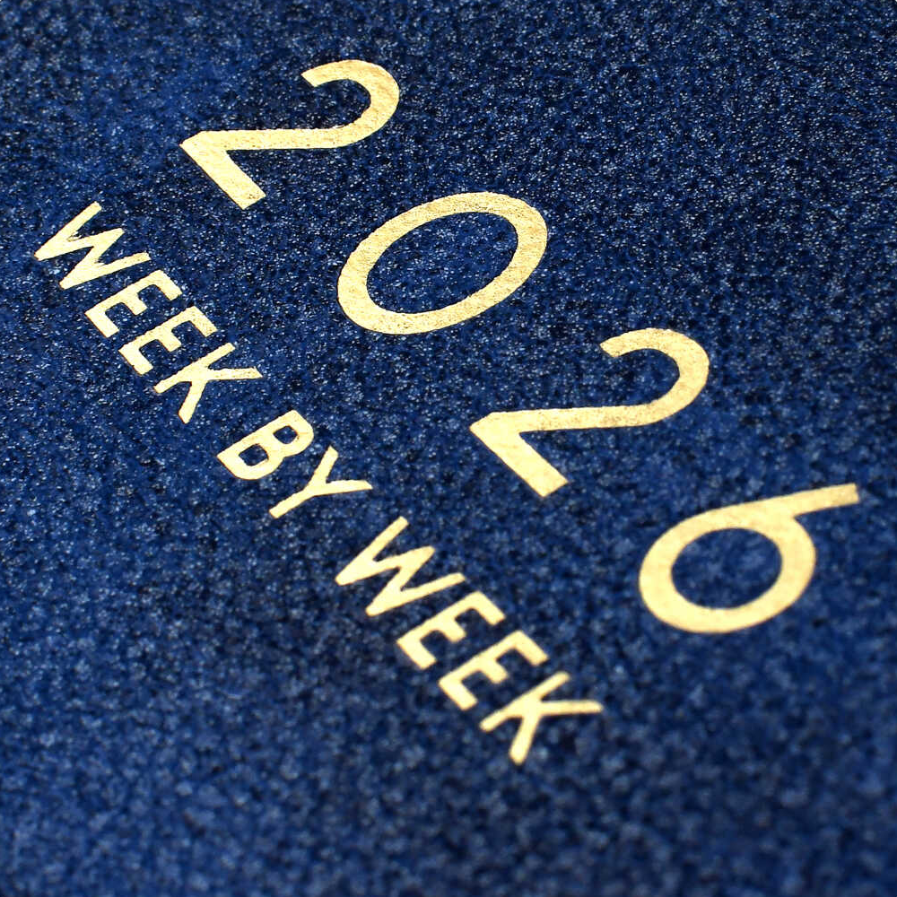 Еженедельник датированный "Тиволи Делавэ синий", 210х297 мм, 160 страниц, синий, 2026 - 8