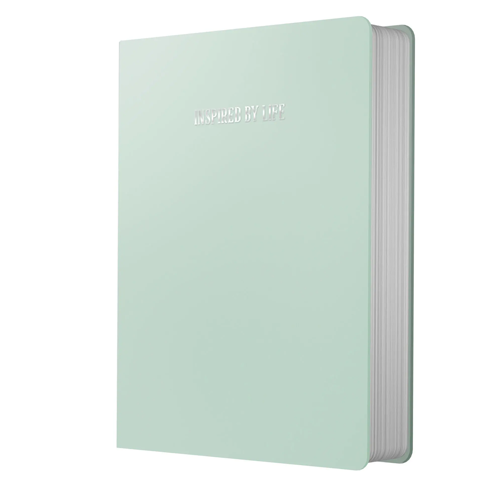 Блокнот "Floreale. Eucalyptus", А6, 136 листов, клетка, зеленый