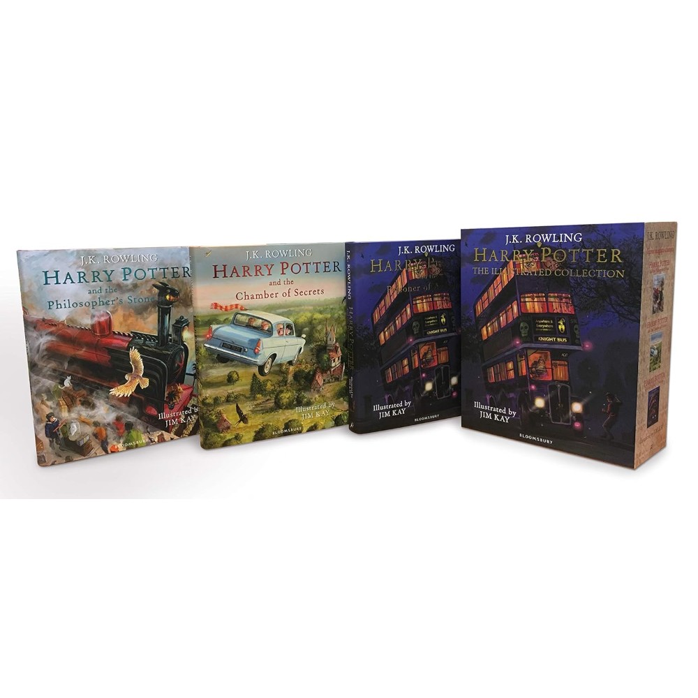 Комплект книг на английском языке "Harry Potter - The Illustrated Edition 3 books in set", Rowling J.K.