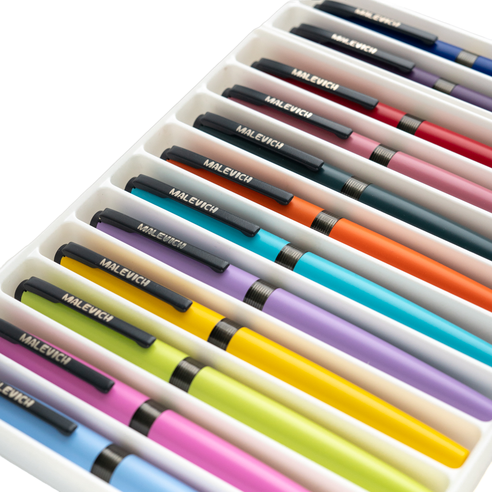 Ручка перьевая EF "Малевичъ", F, голубой  - 5