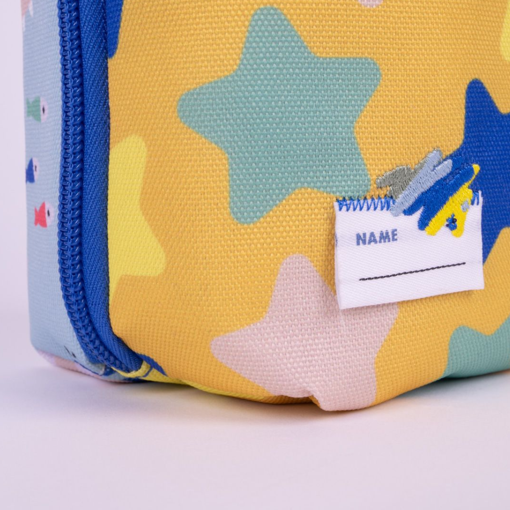 Пенал "Blue Odyssey" 1 отделение, с наполнением - 4