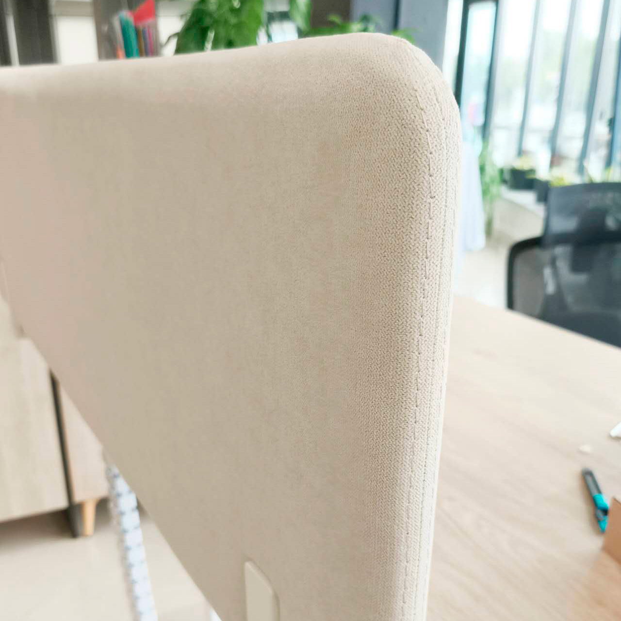 Экран тканевый настольный 1250х400 мм, ткань soro 21 - 5