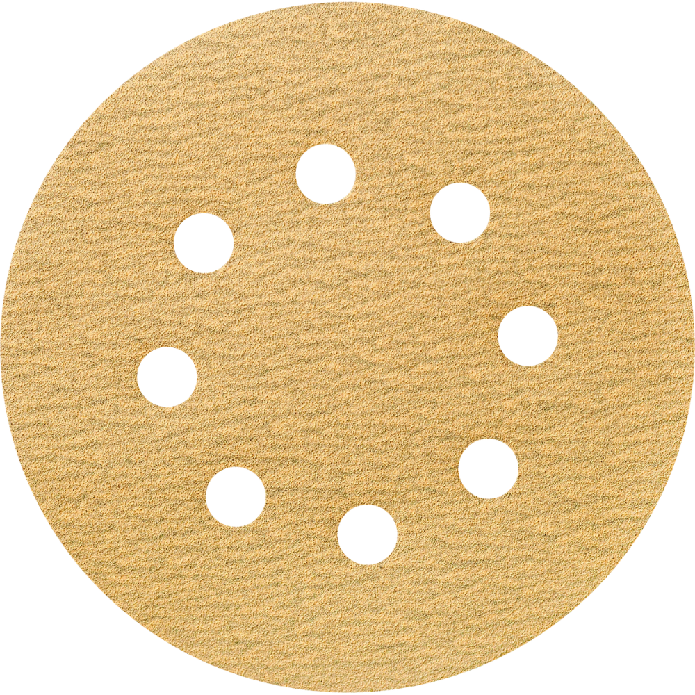 Круг шлифовальный абразивный Krugo Master, 8 отверстий, d125, p.100