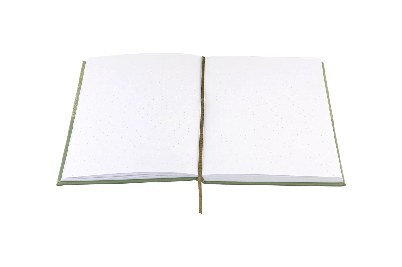 Блокнот "Стихия. Bullet Journal", А5, 80 листов, в точку, оливковый - 9