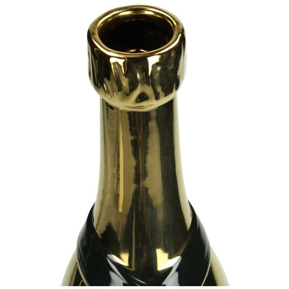 Ваза фаянсовая "Champagne Bottle", 39х11х12 см, золотистый - 3