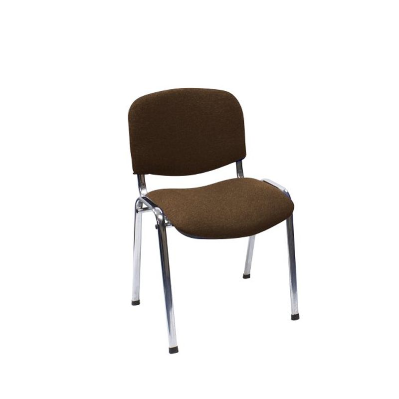 Стул офисный "Iso", ткань, металл, коричневый