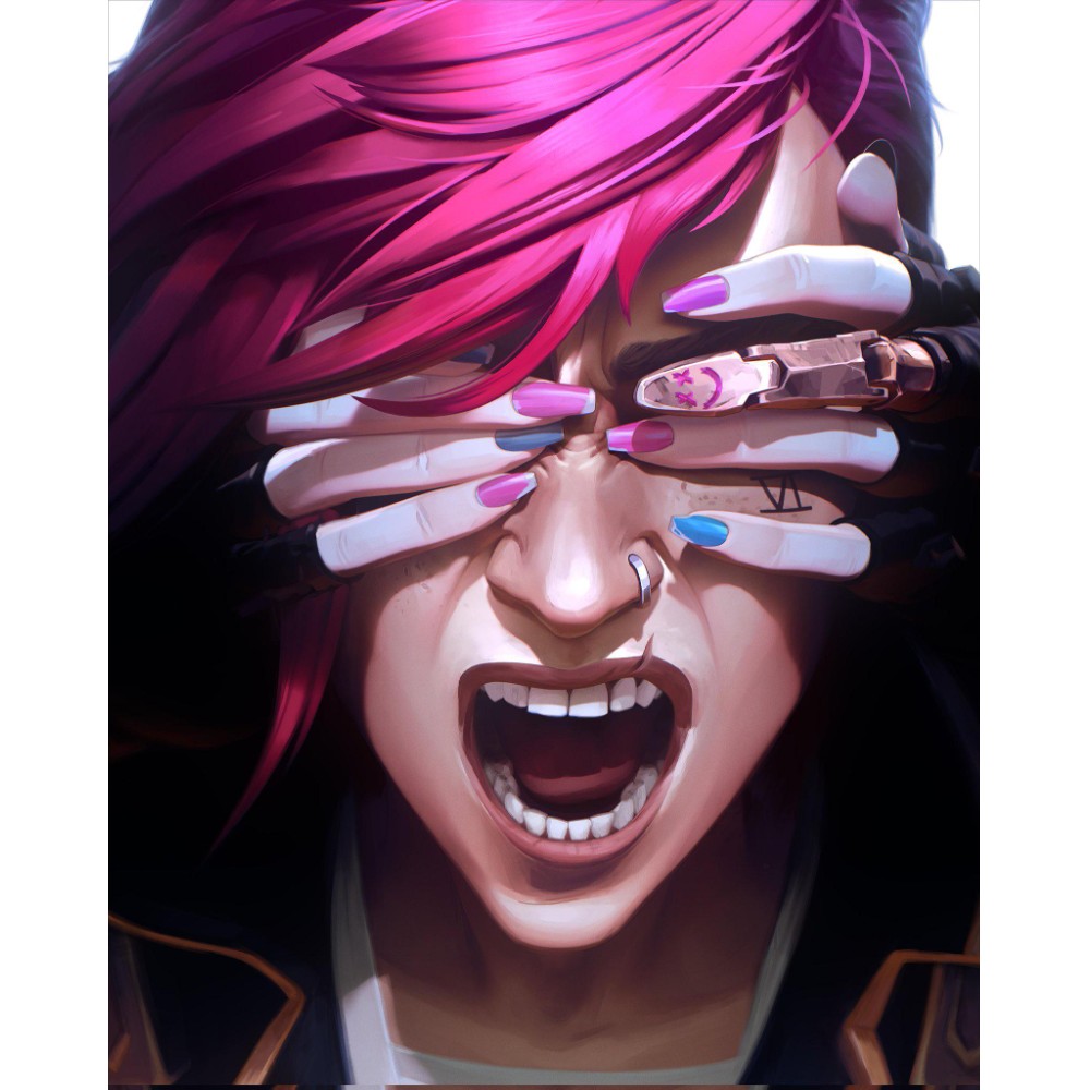 Картина по номерам "Аркейн. Вай"