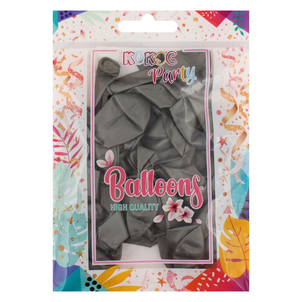 Шар воздушный "242300", 30 шт, серебристый