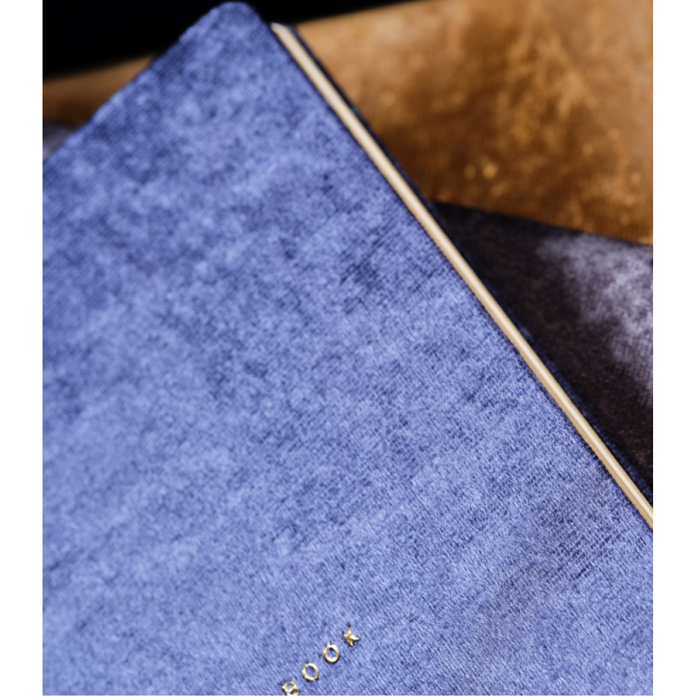 Ежедневник датированный "Teatro blue", А5, 384 страницы, синий, срез золотистый, 2026 - 4