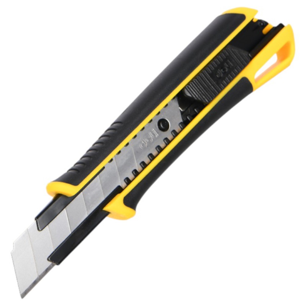 Нож строительный Deli YS EDL003H, 18 мм, универсальный
