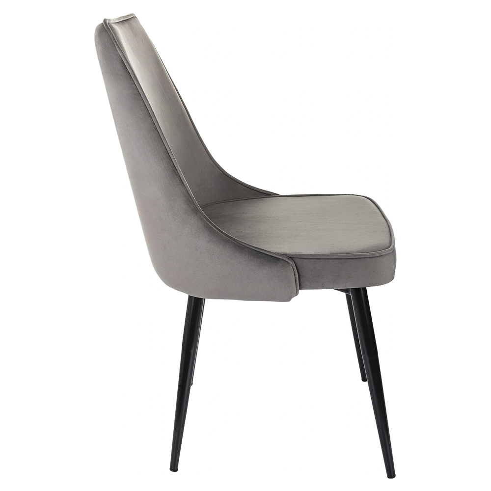 Стул Бюрократ "CH-K4_2", ткань, темно-серый, металл,  комплект 2 штуки - 5